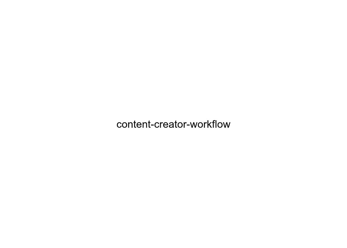 content-creator-workflow
