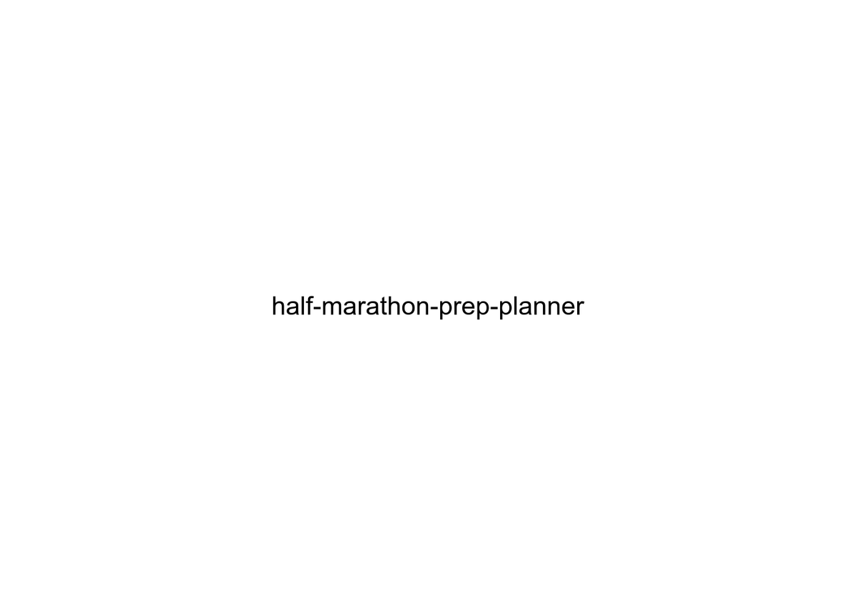 half-marathon-prep-planner