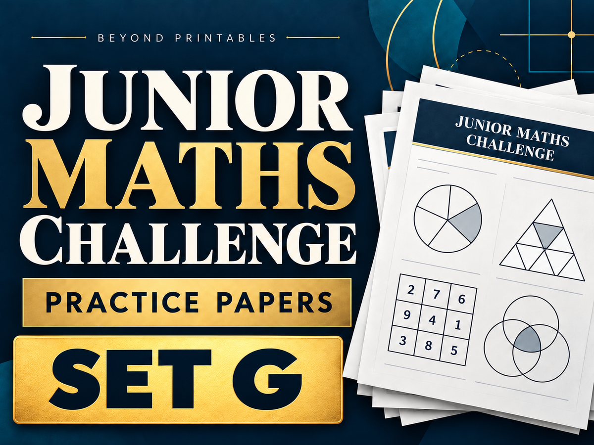 Junior Maths Challenge – Set G