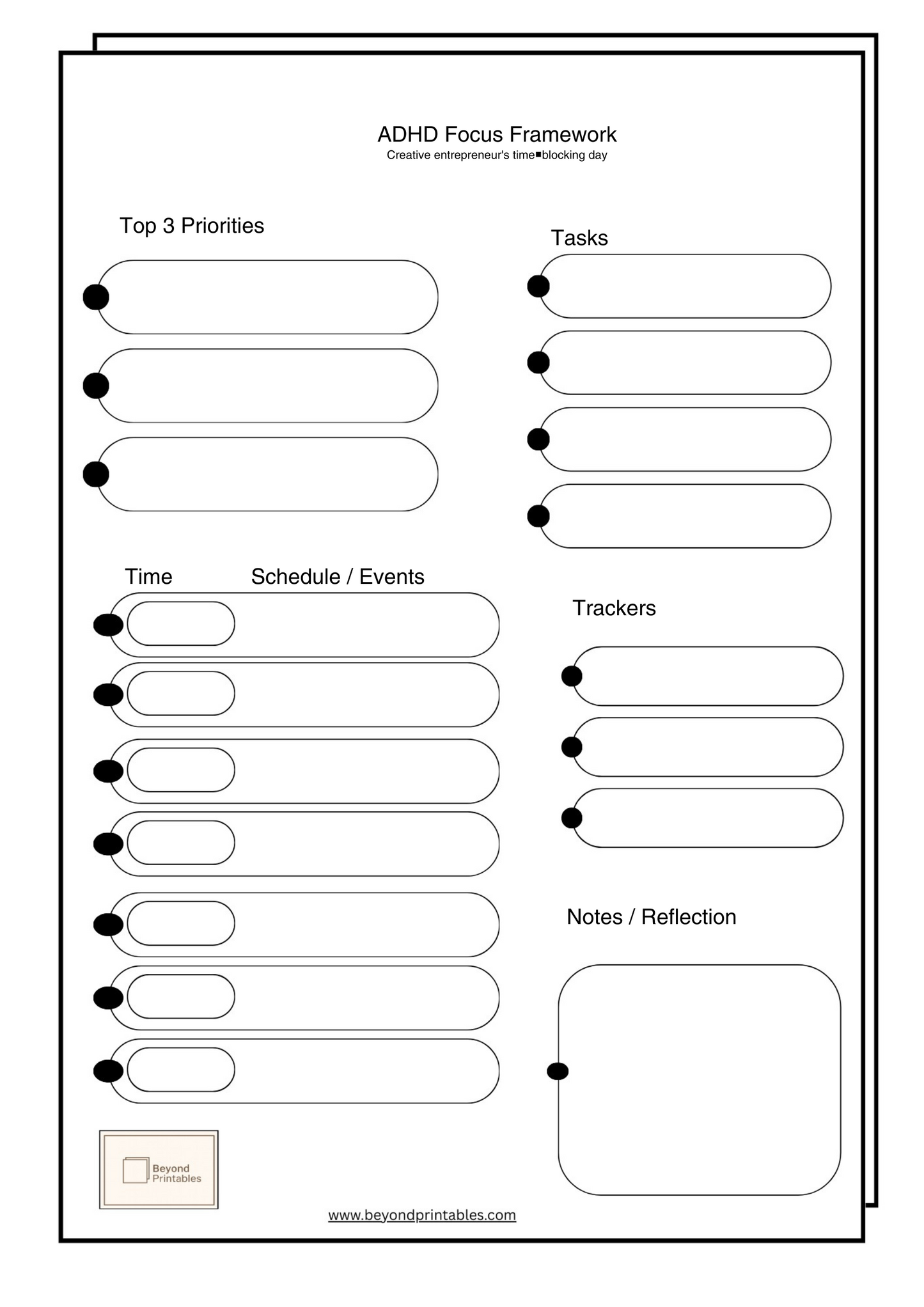 ADHD Focus Framework (Set)