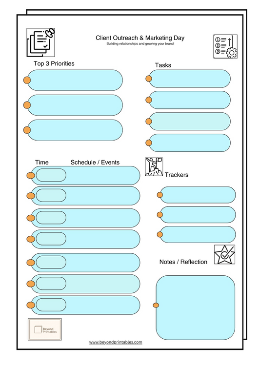 Client Outreach – Marketing Day (Set)