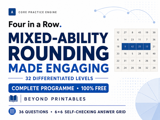 Free Rounding Four in a Row | 32-Level Programme | Version 1