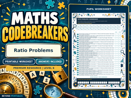 Premium Ratio Problems | Maths Codebreaker | Answers Included — cover