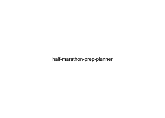 half-marathon-prep-planner