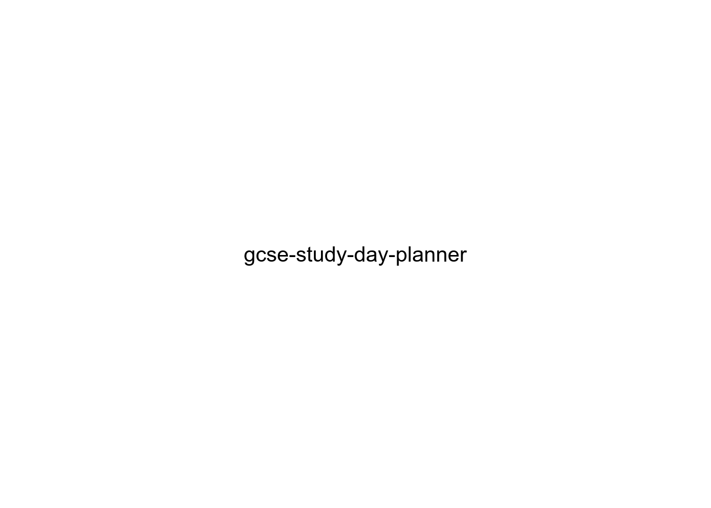 gcse-study-day-planner