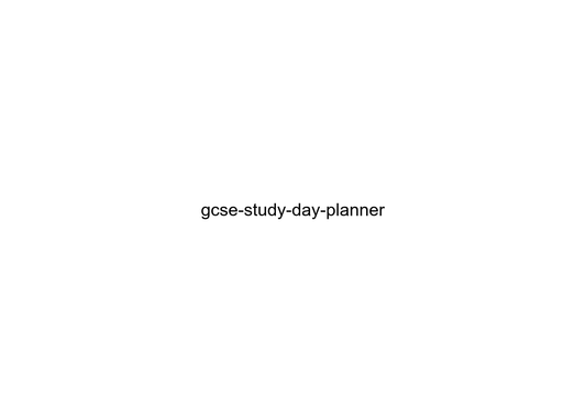 gcse-study-day-planner