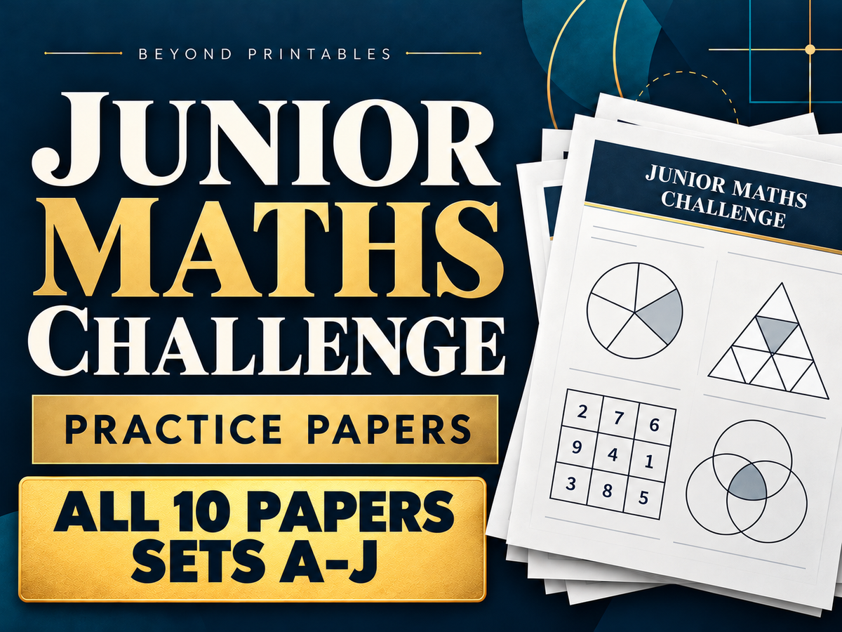 Junior Maths Challenge – All 10 Papers, Sets A–J