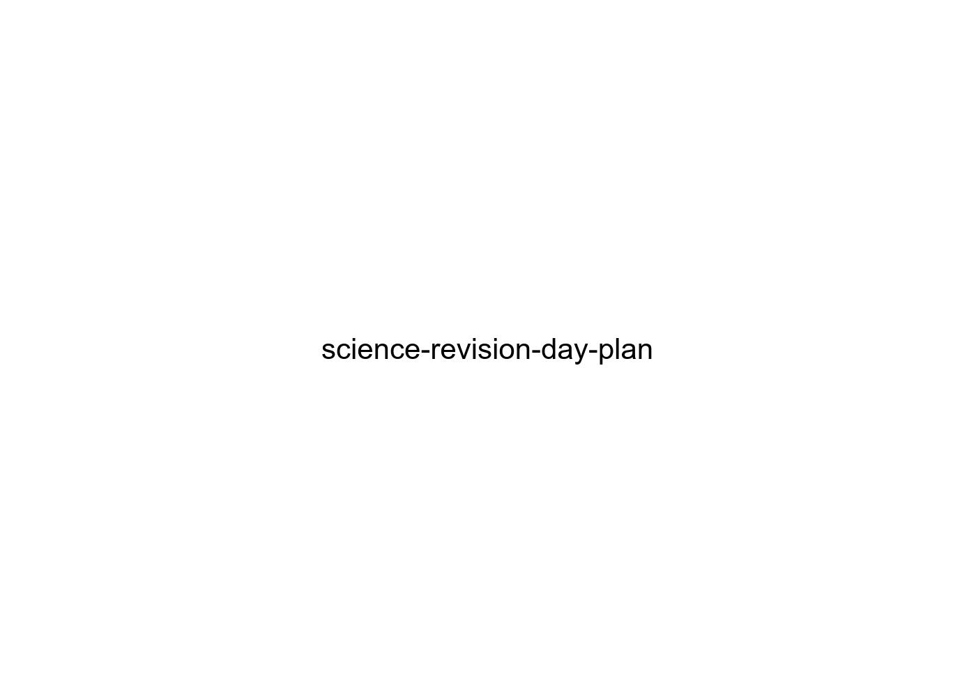 science-revision-day-plan