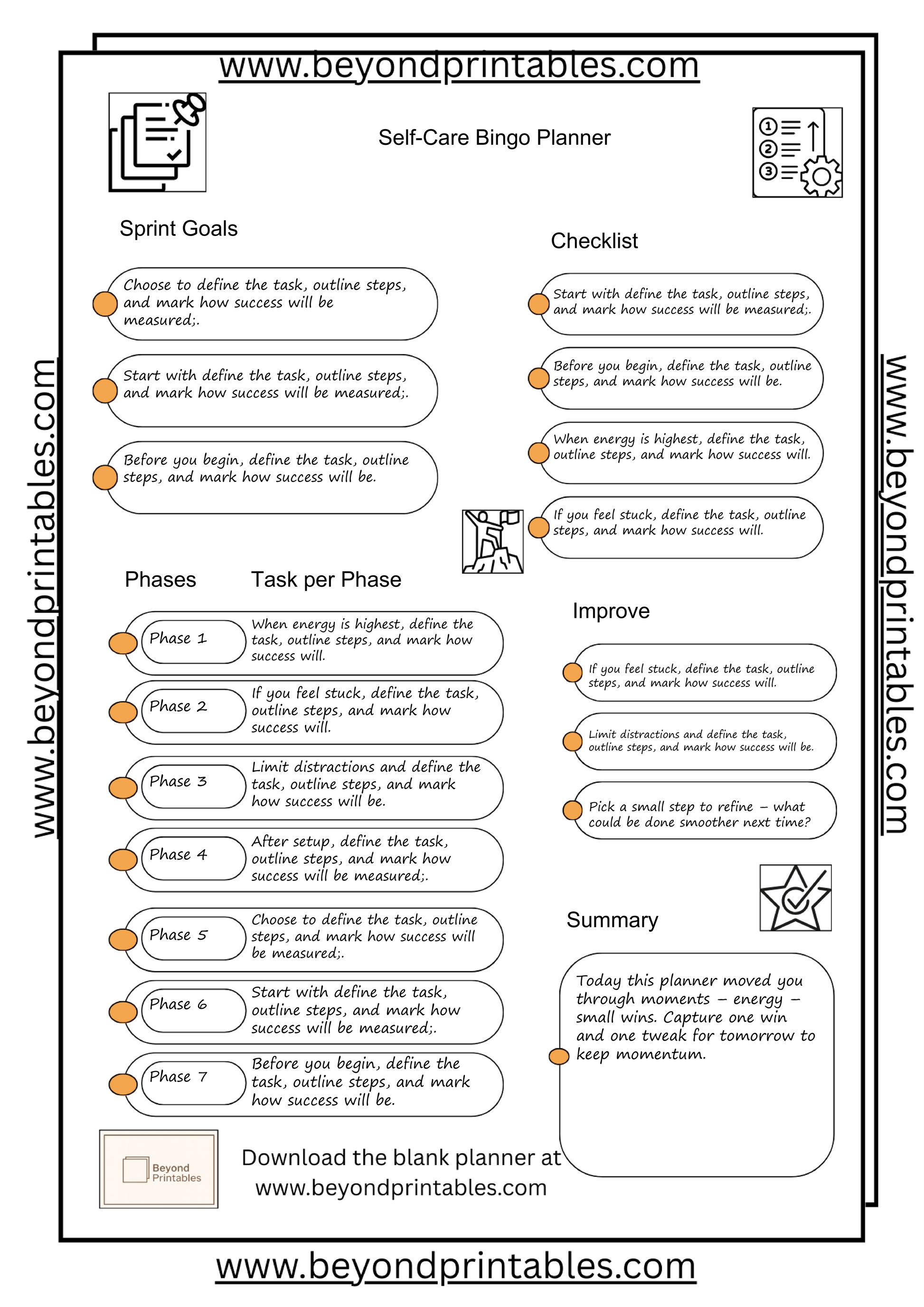 self-care-bingo-planner